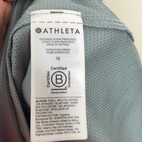 Athleta Women's Mini Dress in Light Blue - Picture 8 of 10